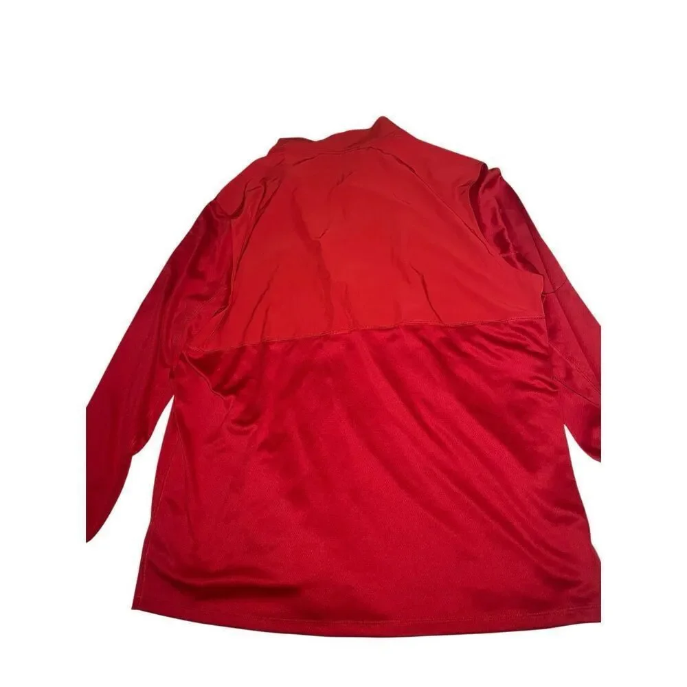 Nike men’s XXL red 1/4 zip pullover golf